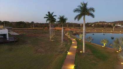 Pista de cooper iluminada