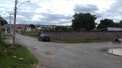 Vista do lote de Frente.
