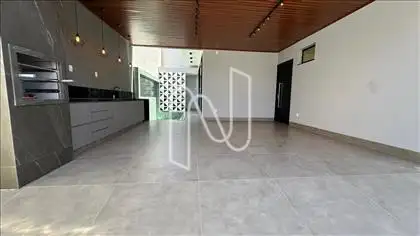 Área gourmet integrada com a piscina 