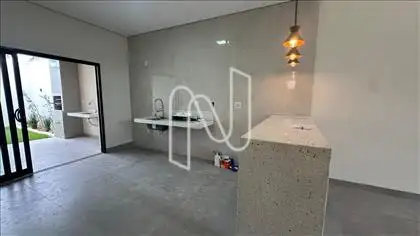 Cozinha integrada com a área gourmet 