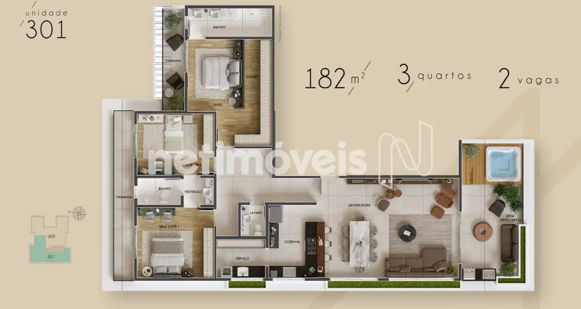  Planta Un. 301