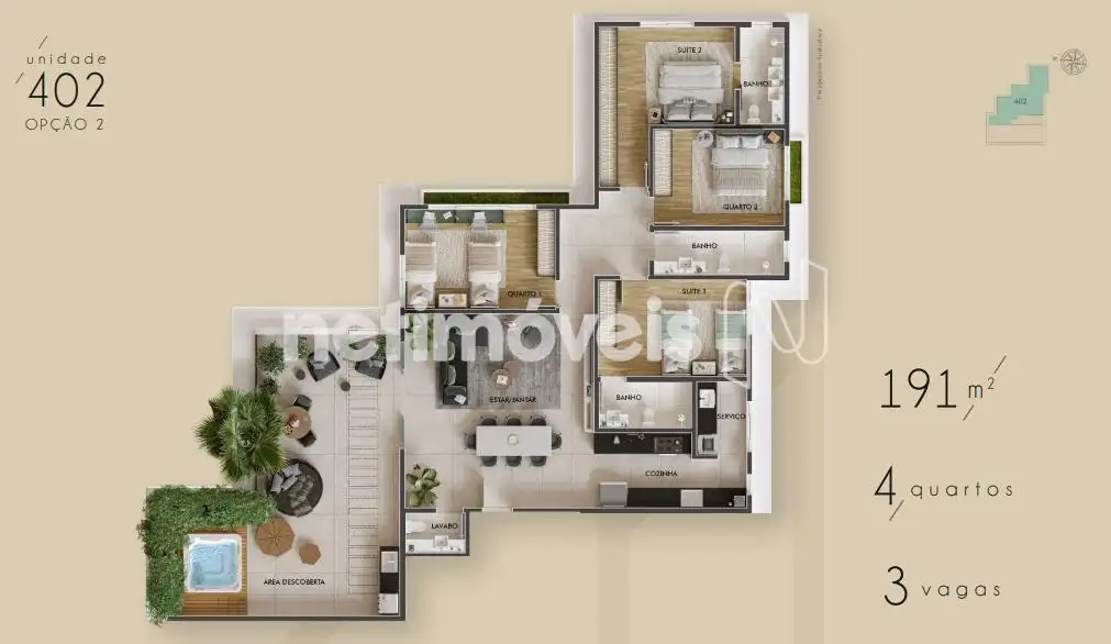 Planta Un. 402- Tipo 1