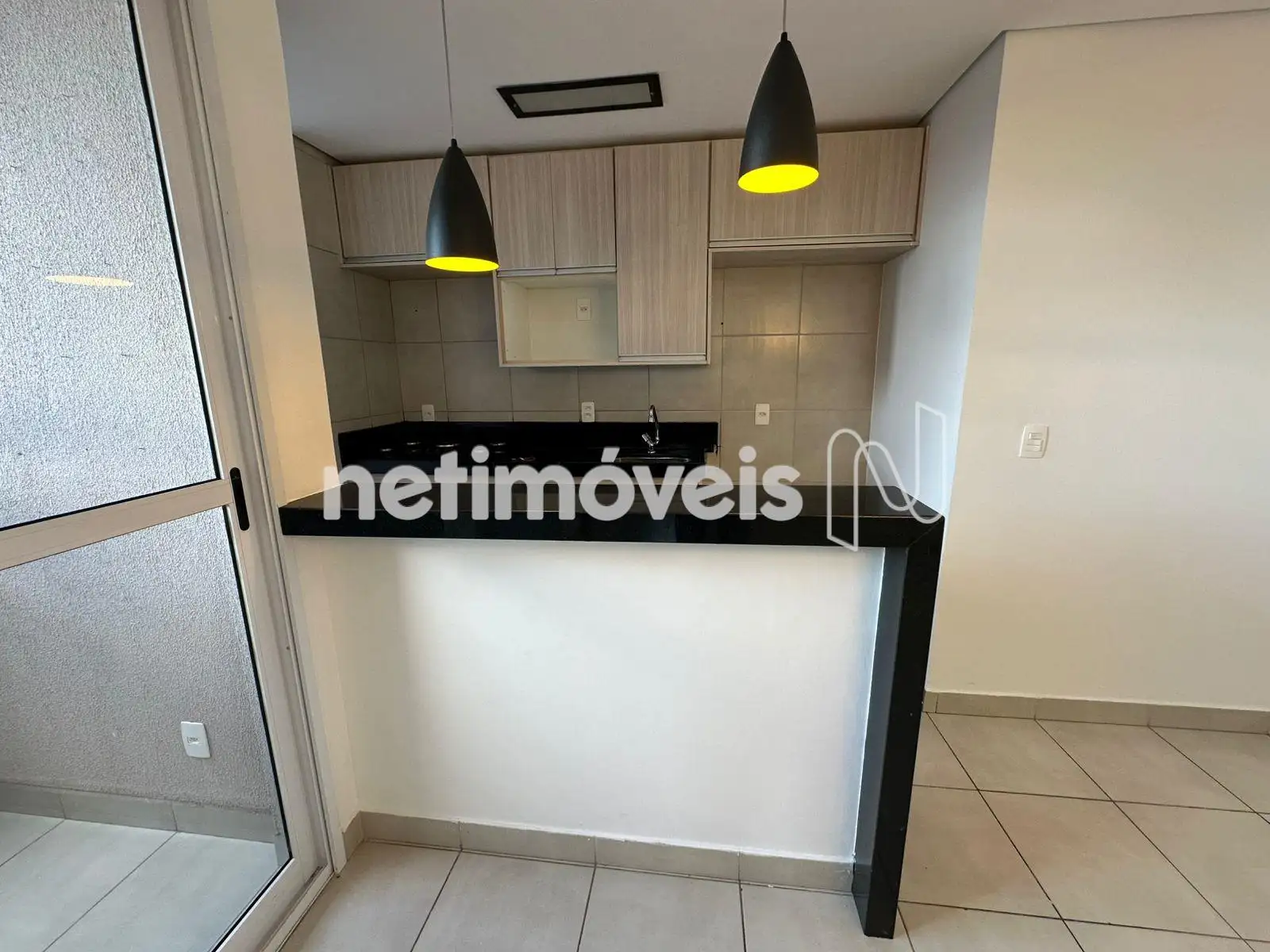 balção da cozinha com a sala 