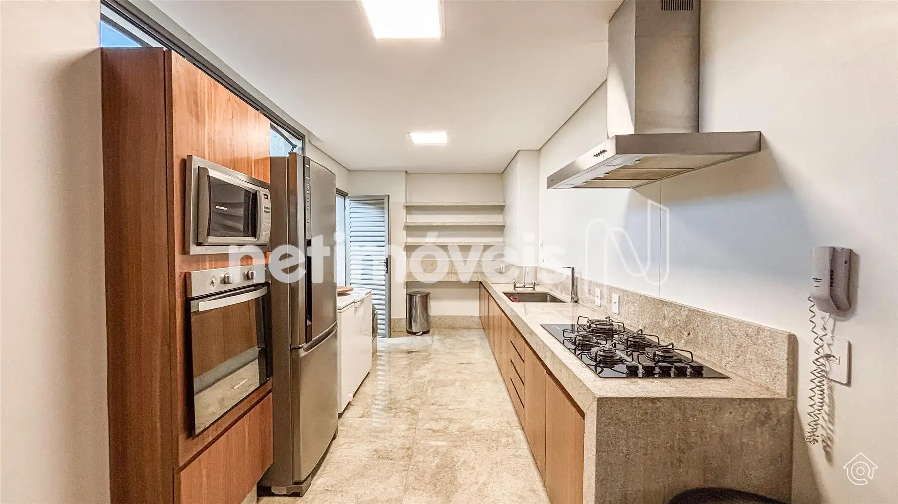 cozinha do salão de festas