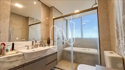 Banho suíte máster 
