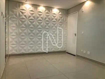 Parede com detalhes sala