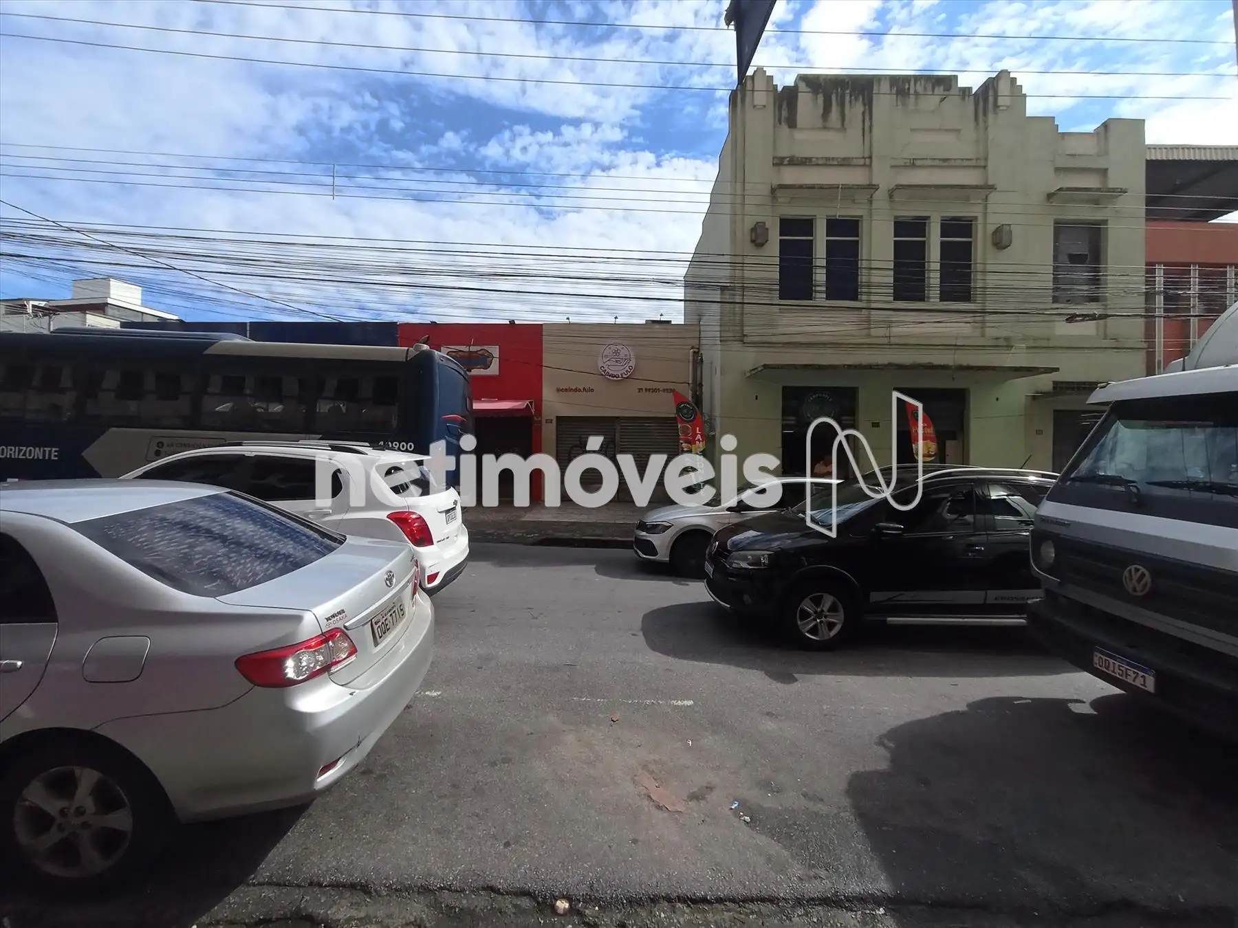 Vista da frente da loja