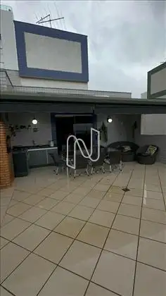 Área da cobertura com Espaço Gourmet 