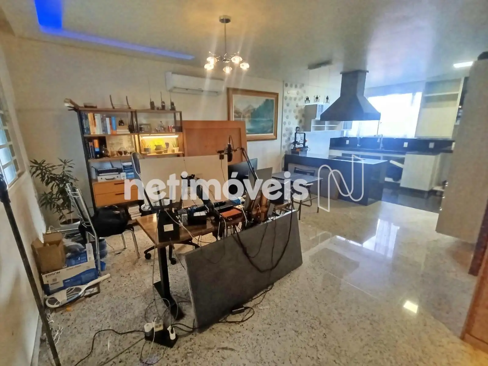 Sala da segunda moradia