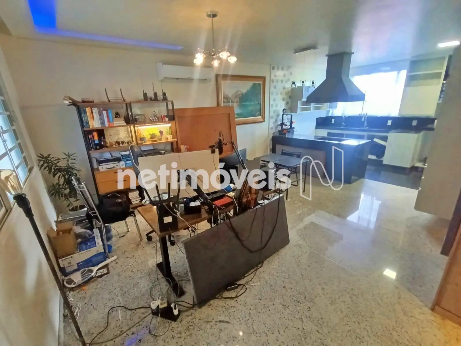 Sala da segunda moradia
