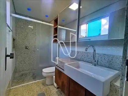 Banheiro suíte da segunda moradia    