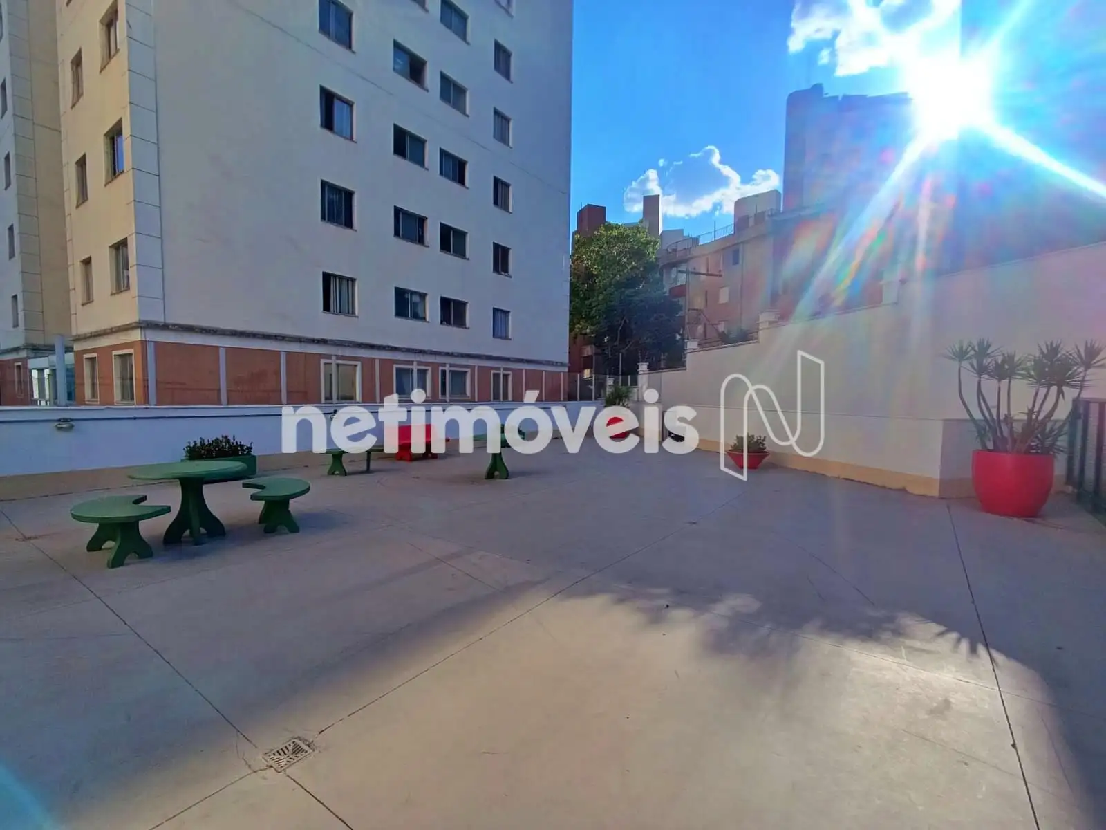 área de convivência do prédio