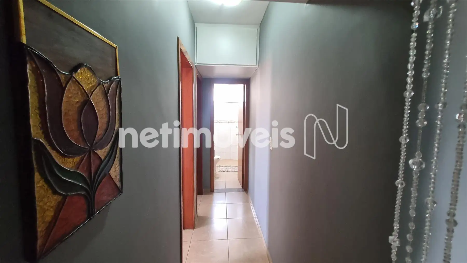 Corredor de acesso aos quartos