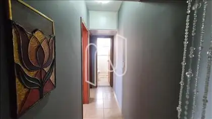 Corredor de acesso aos quartos 