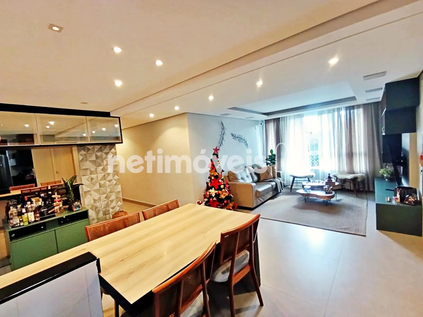 visão dos ambientes da sala