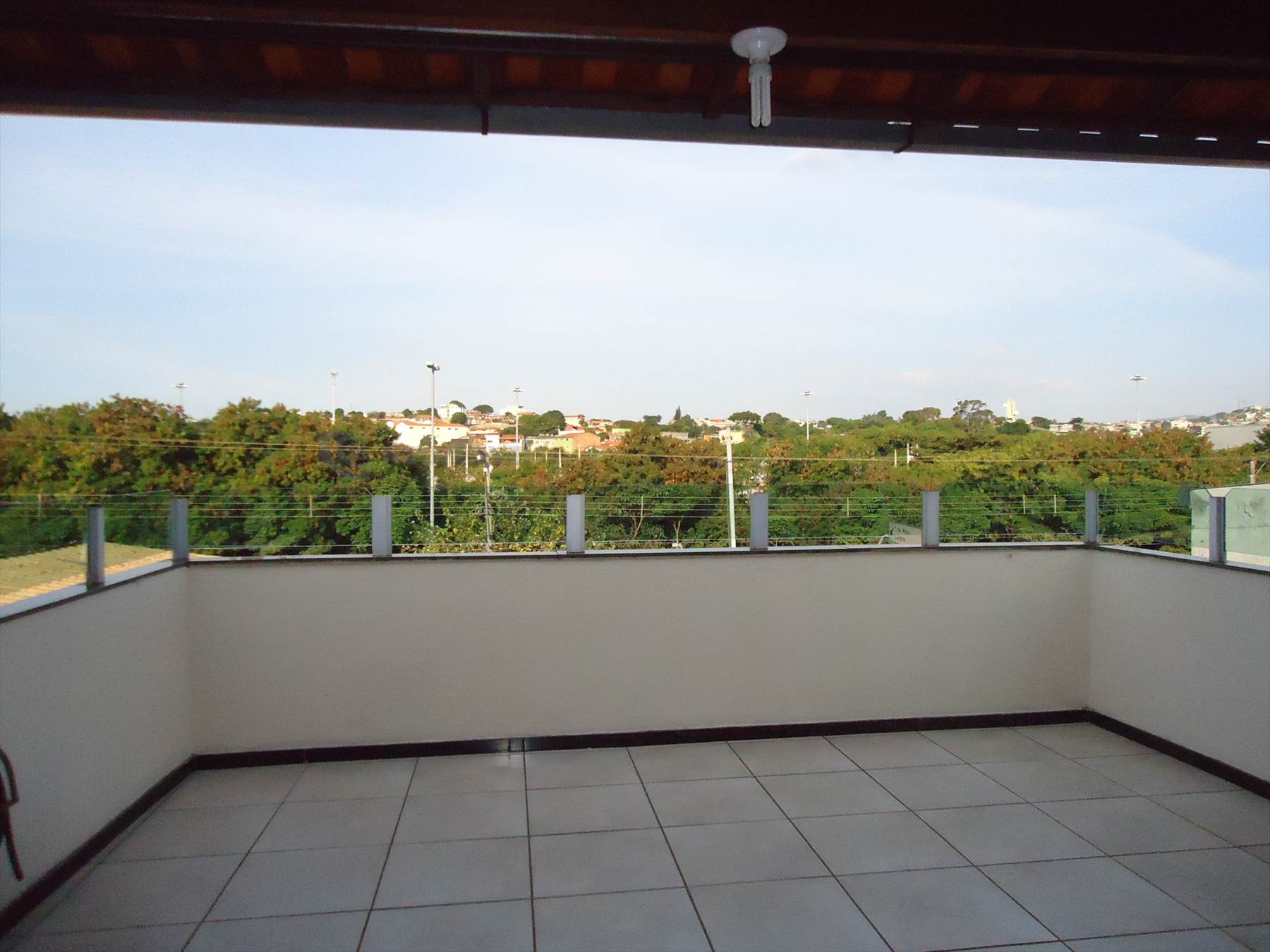 Varanda com vista panorâmica