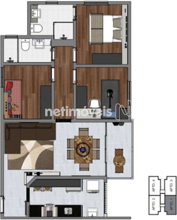 Planta do apartamento.