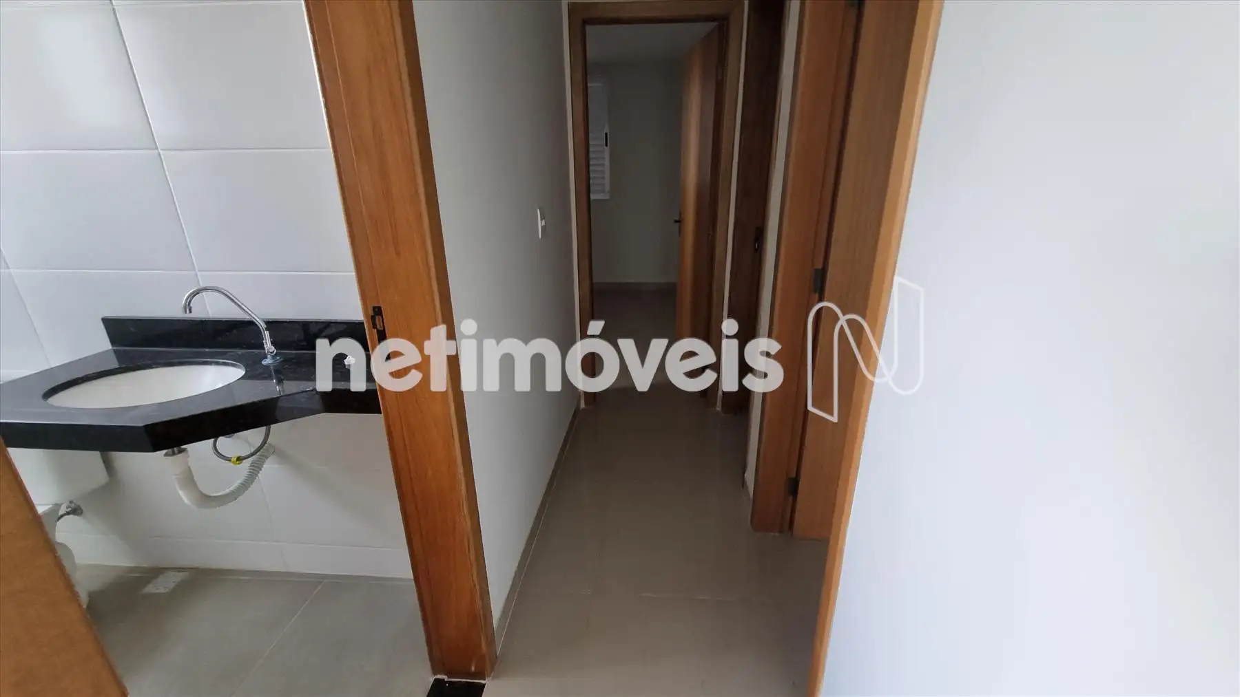 Corredor de acesso aos quartos