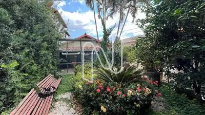  vista da garagem para o jardim