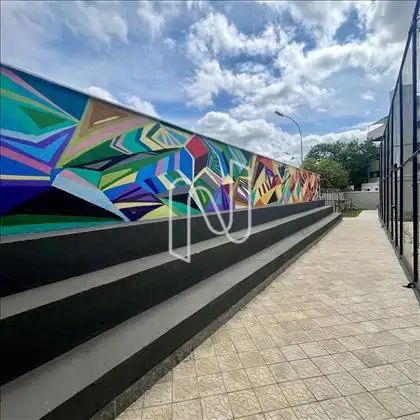 Arquibancada quadra de beach tenis 