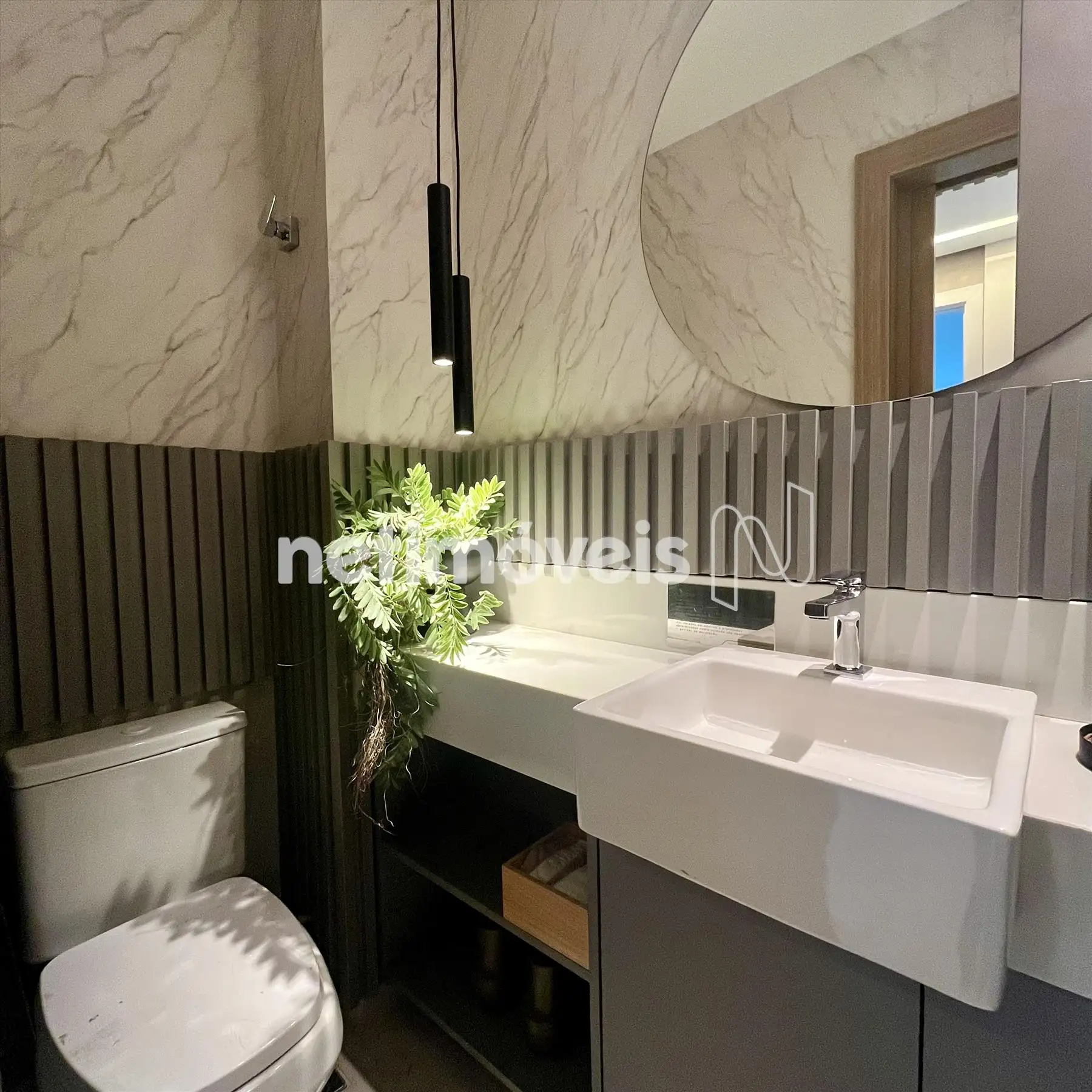 Lavabo apto decorado