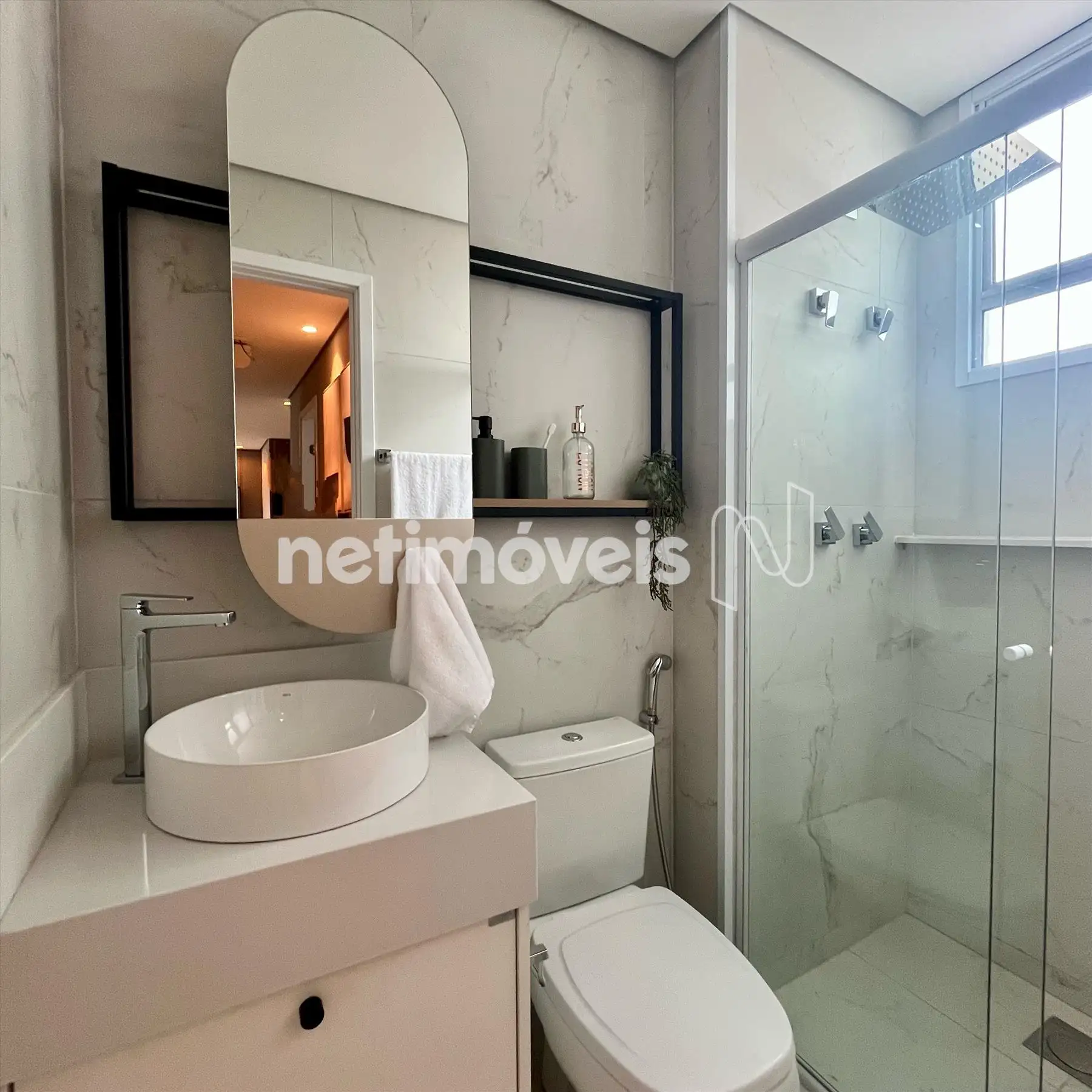 Banheiro social apto decorado