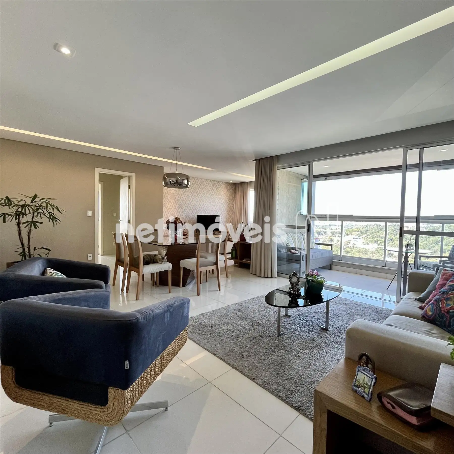 Sala para três ambientes