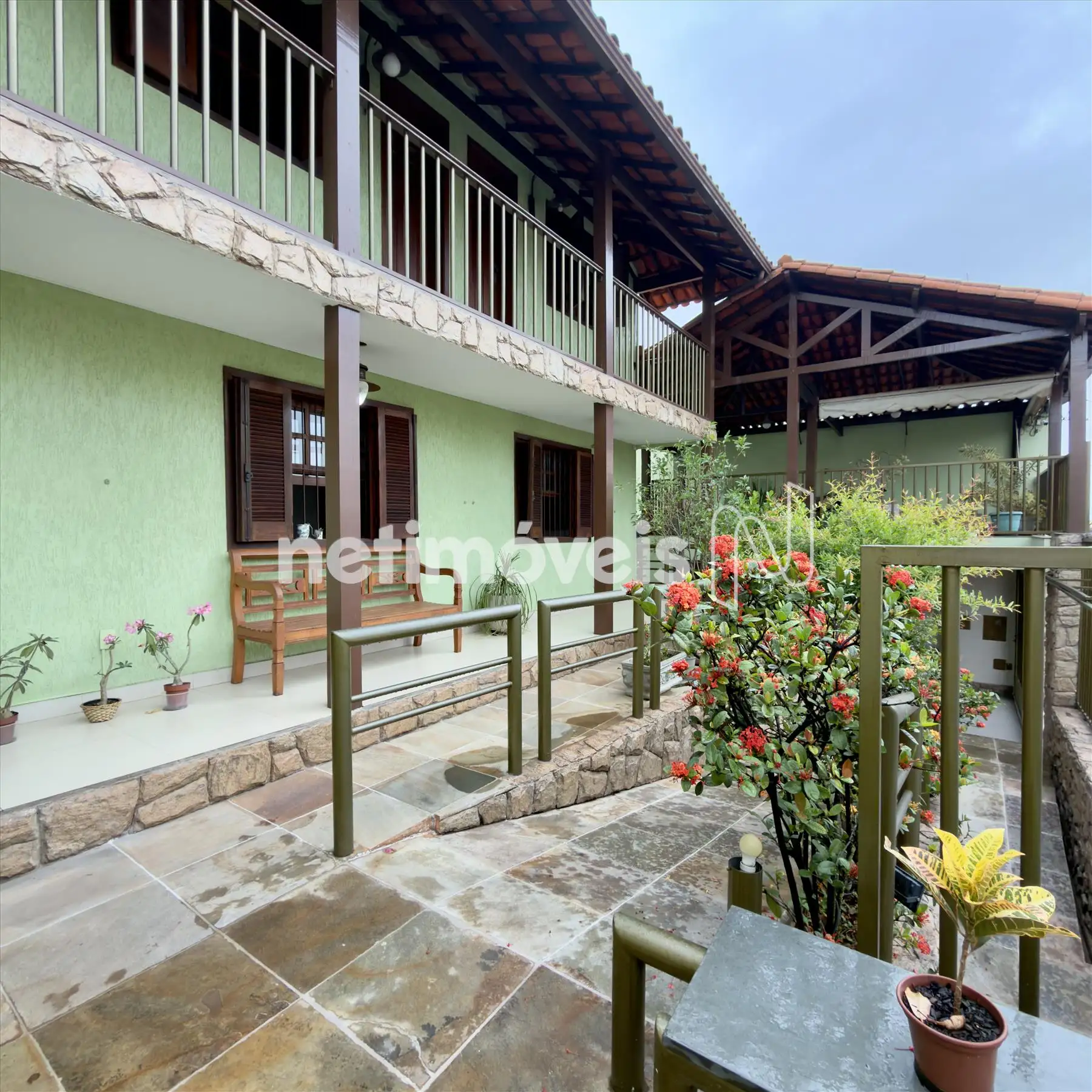 Fachada lateral da casa 
