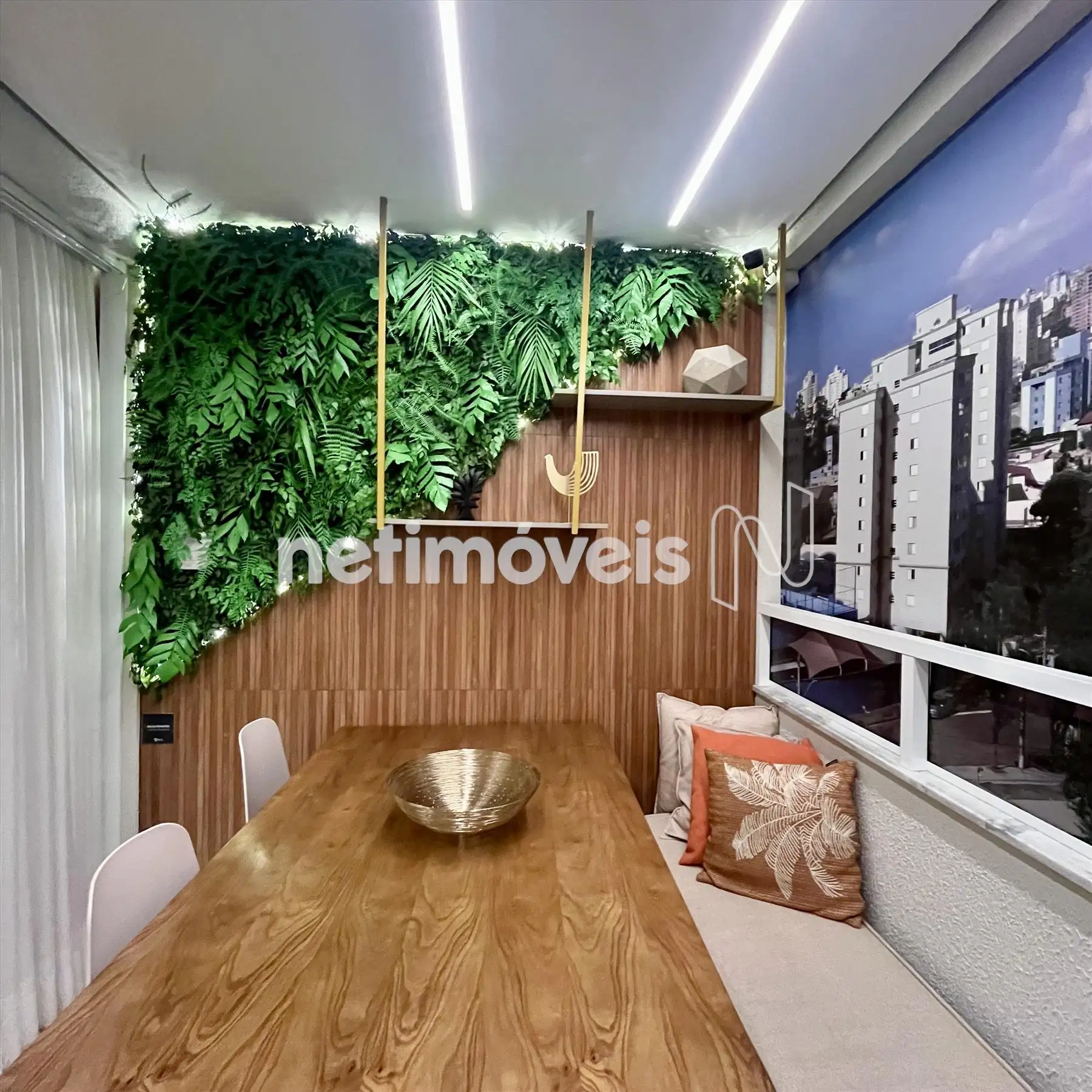 Varanda apto decorado