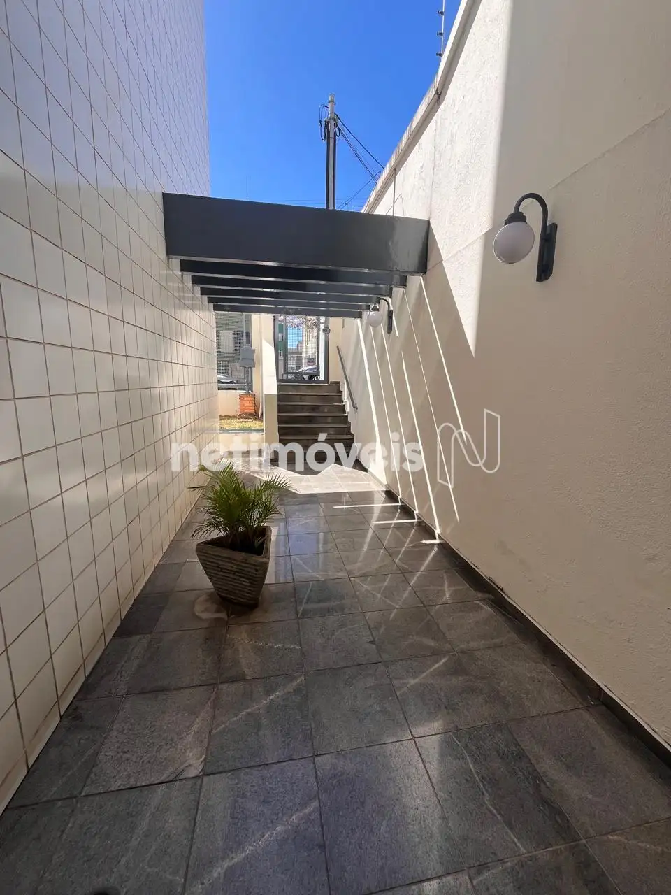 entrada para os aptos