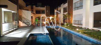 Vista interna condomínio/piscina