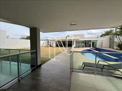 Vista da piscina e área gourmet