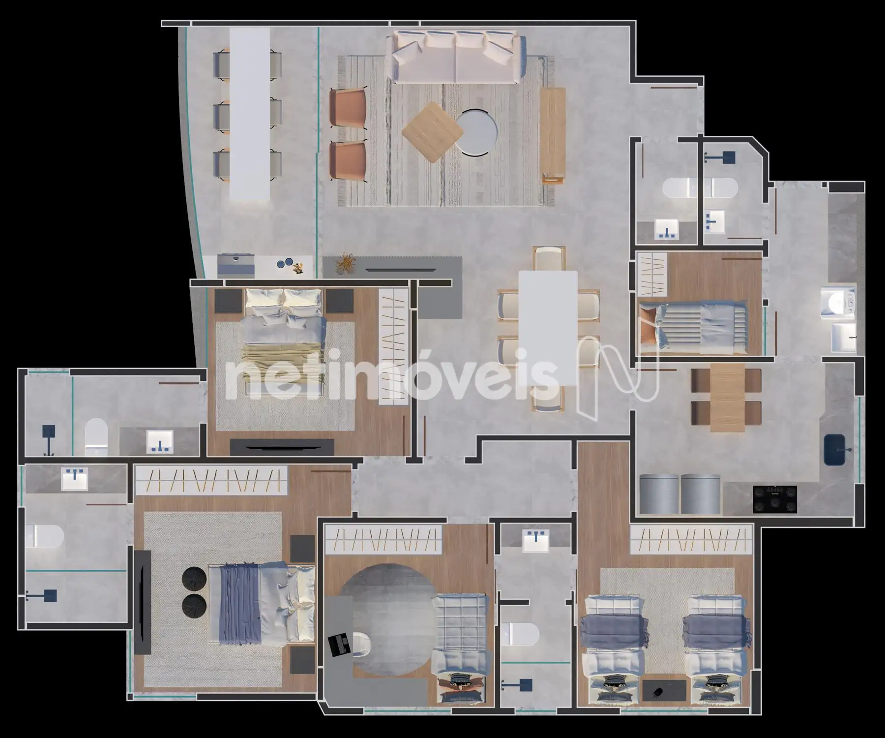 Planta do apartamento