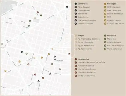 Mapa da Região 