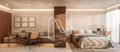  Quarto com divisória de muxarabi 