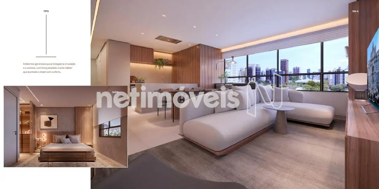 Conceito e Perspectiva Sala e Suíte