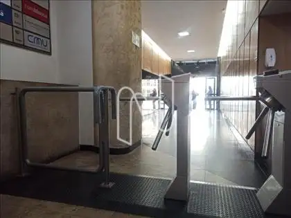 Catraca na entrada