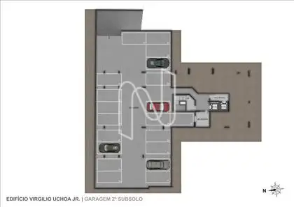Planta Garagem 1º Subsolo  