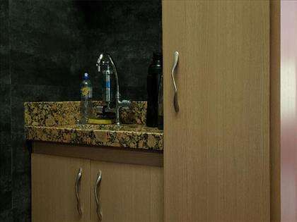Detalhe da bancada