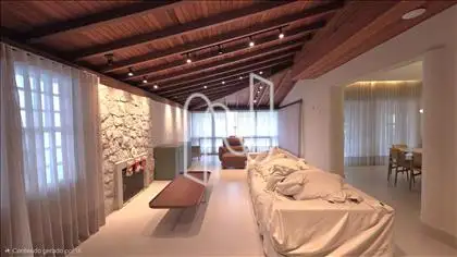 Sala de Estar com Lareira  