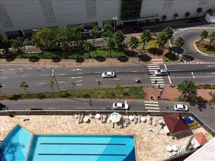 área de lazer vista do apartamento