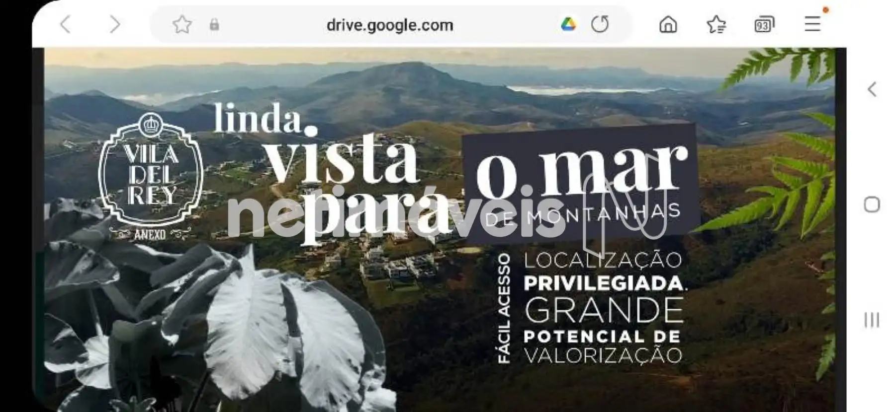 Material de divulgação
