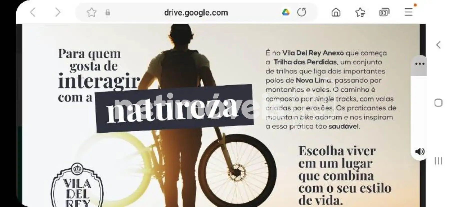 Material de divulgação