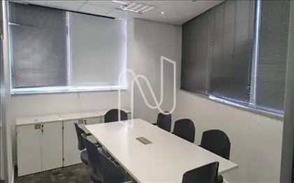 Sala de reuniões montada