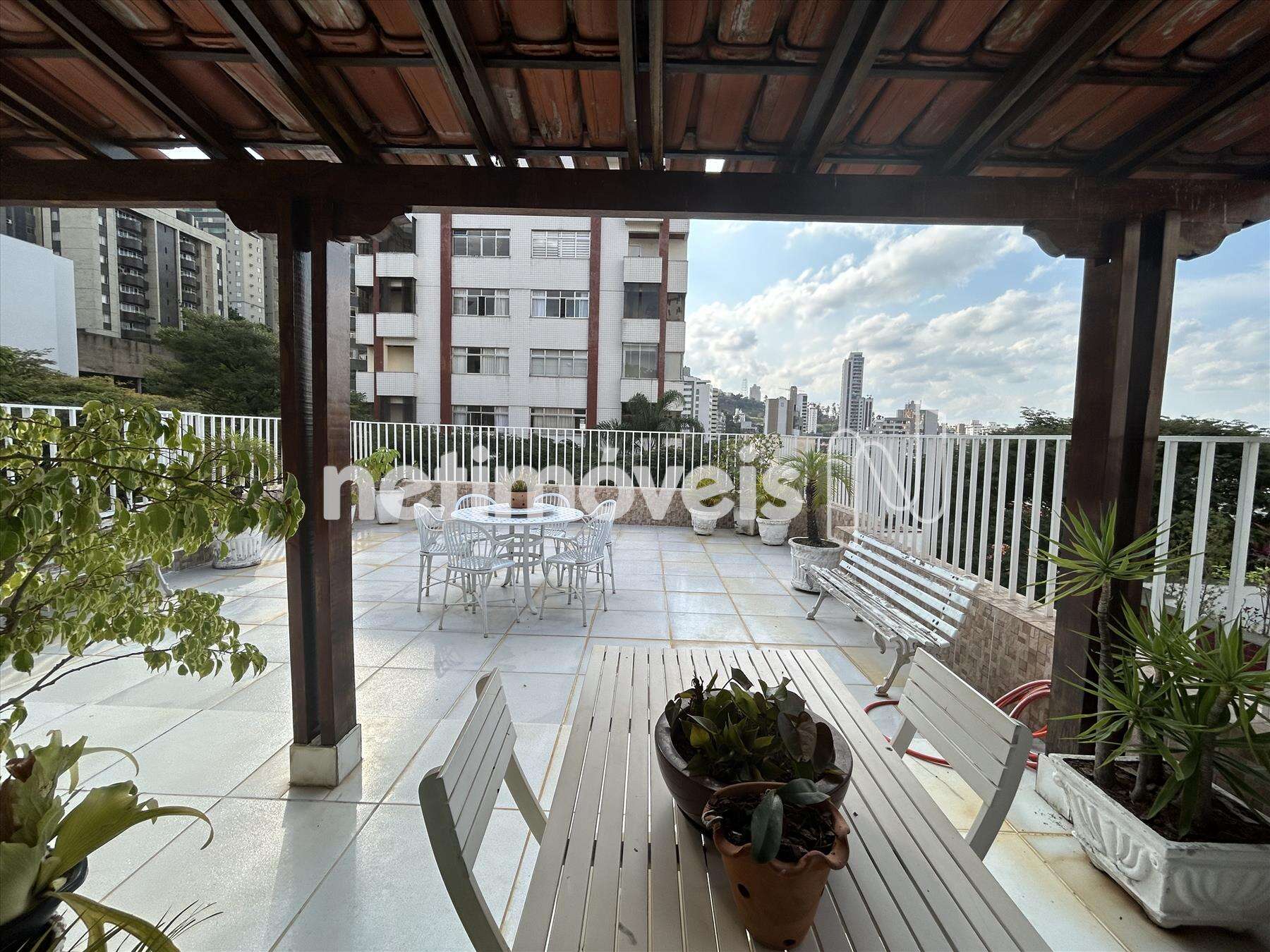 Área externa da cobertura