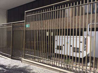 Frente da loja com gerador