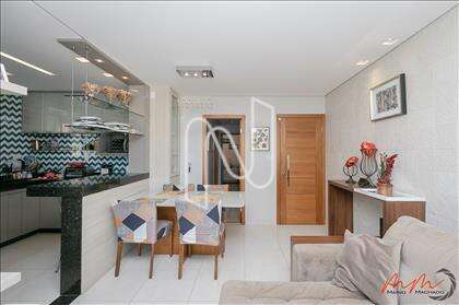Sala para 2 ambientes integrada cozinha