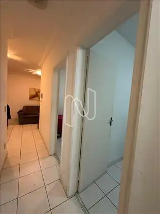 corredor para os quartos 