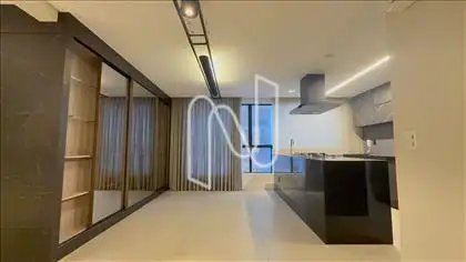 sala com cozinha americana
