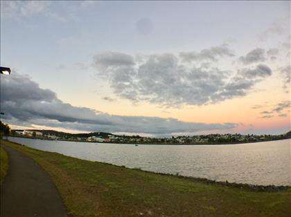 Vista do residencial da pista de cooper